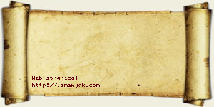 Koča Kaloper vizit kartica